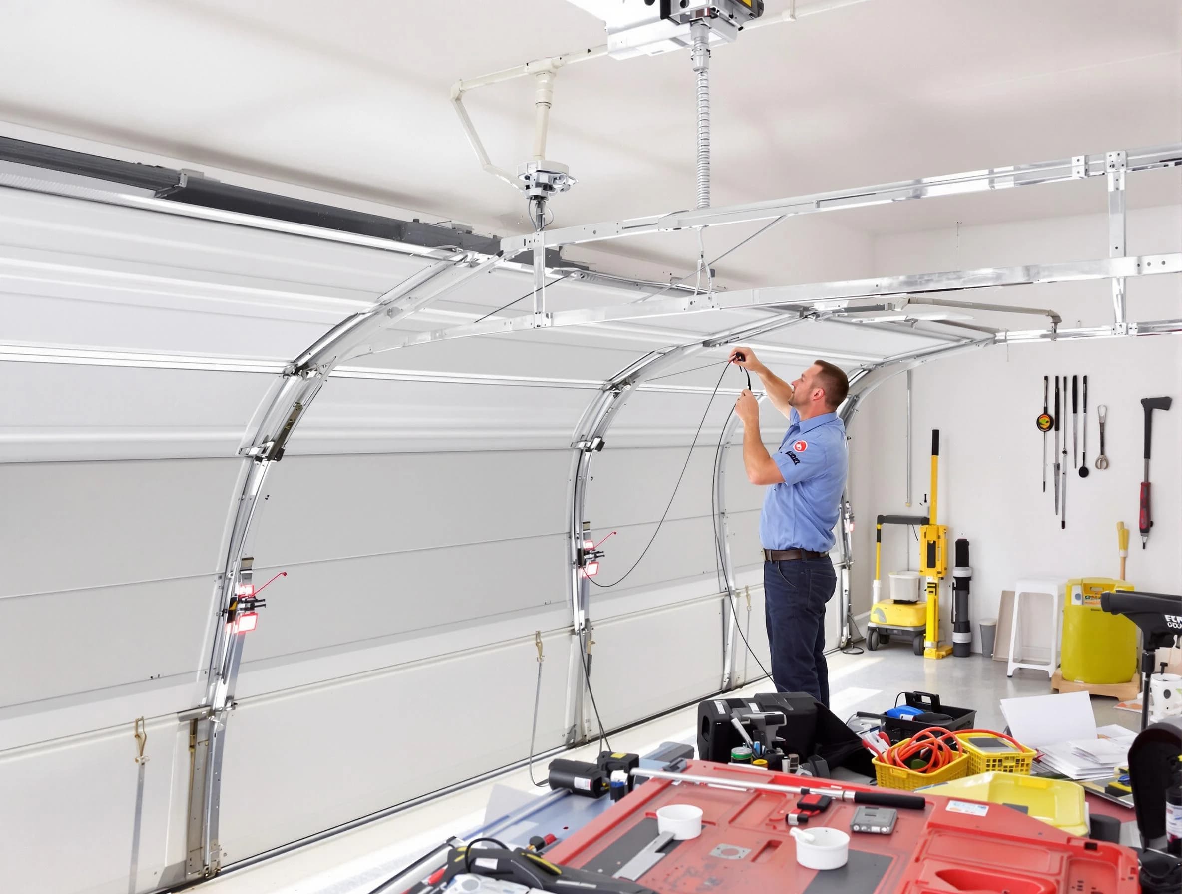 Garage door cable repair service by North Plainfield Garage Door Repair in North Plainfield