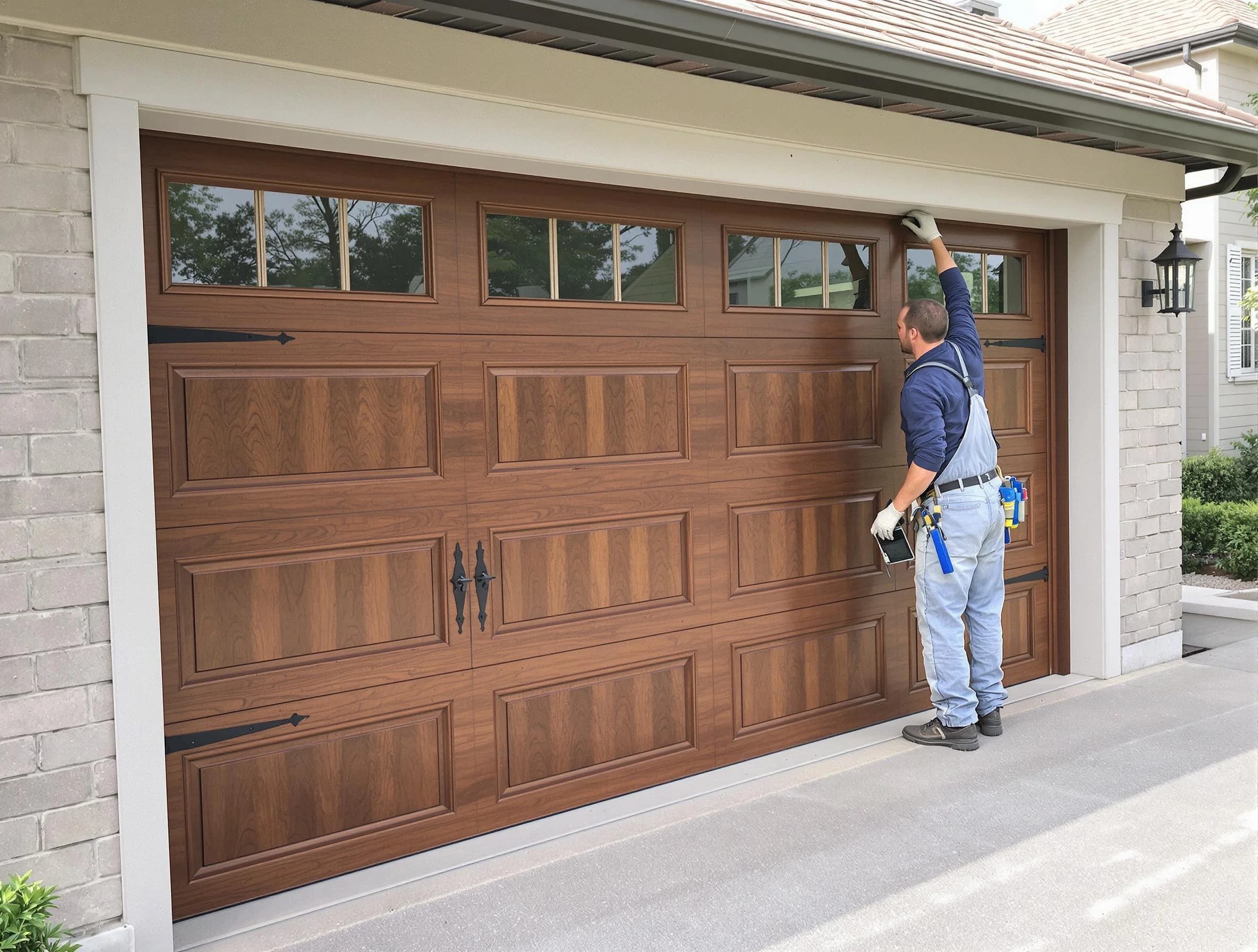 Custom garage door showcase by North Plainfield Garage Door Repair in North Plainfield